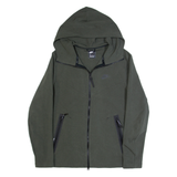 NIKE Mens Track Jacket Green Hooded M