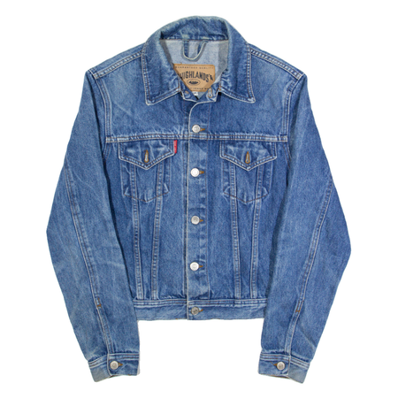HIGHLANDS Womens Denim Jacket Blue M