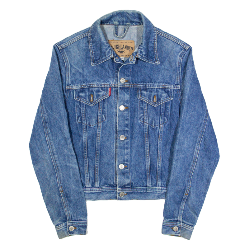 HIGHLANDS Womens Denim Jacket Blue M
