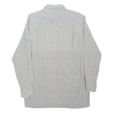 EMILIO ADANI Mens Shirt Grey Check Long Sleeve M