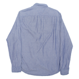 TOMMY HILFIGER New York Fit Mens Shirt Blue Spotted Long Sleeve M