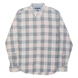 TOMMY HILFIGER New York Fit Mens Shirt Grey Check Long Sleeve 2XL