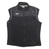 UMBRO Womens Track Gilet Black UK 16