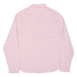 NAUTICA Slim Fit Mens Shirt Pink Pinstripe Long Sleeve XL