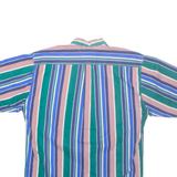 MCINTOSH & SEYMOUR Mens Shirt Green Striped L