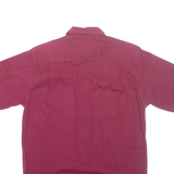 WRANGLER Mens Plain Shirt Maroon S