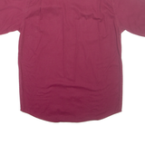 WRANGLER Mens Plain Shirt Maroon S