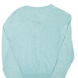 MONSOON Womens Cardigan Blue Tight Knit S