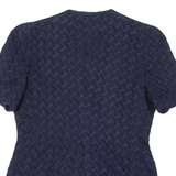 GAI MATTIOLO Womens Blazer Jacket Blue L