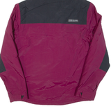 REEBOK Womens Rain Coat Purple Nylon Hooded S