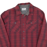 BILLABONG Mens Lumberjack Jacket Red Check M