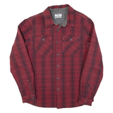 BILLABONG Mens Lumberjack Jacket Red Check M