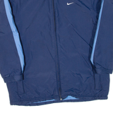 NIKE Mens Coat Blue L