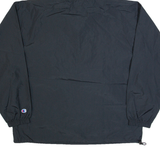 CHAMPION Mens Anorak Jacket Black USA Hooded XL