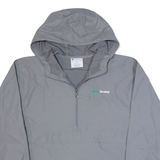 CHAMPION Mens Anorak Jacket Grey USA Hooded M