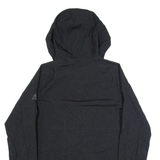 ADIDAS Womens Rain Jacket Black Hooded Crazy Pattern S