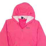 FILA Womens Anorak Jacket Pink Hooded L