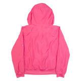 FILA Womens Anorak Jacket Pink Hooded L
