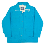WOOLRICH Insulated Womens Chore Jacket Blue 90s L