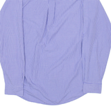 TOMMY HILFIGER Mens Shirt Purple Check Long Sleeve M
