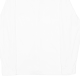 TRAILER Mens Plain Shirt White Long Sleeve M