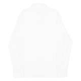 TRAILER Mens Plain Shirt White Long Sleeve M