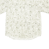 WOOLRICH Mens Shirt Green Crazy Pattern L