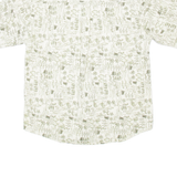 WOOLRICH Mens Shirt Green Crazy Pattern L