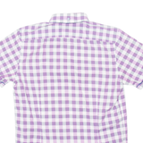 TED BAKER Mens Shirt Purple Check S