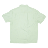 ISLAND REPUBLIC Mens Plain Shirt Green M