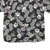 HAVANA JACK'S CAFE Mens Shirt Black Floral L