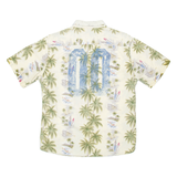 RUSTIC SOULS Palm Tree Mens Hawaiian Shirt Green Crazy Pattern XL