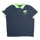POLO SYLT Mens Polo Shirt Blue 2XL