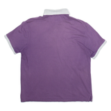 CHAMPION Mens Polo Shirt Purple L