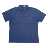 CLASSICS Mens Polo Shirt Blue L