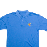 Mens Polo Shirt Blue M