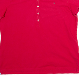 TOMMY HILFIGER Mens Polo Shirt Red M