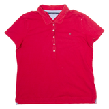 TOMMY HILFIGER Mens Polo Shirt Red M