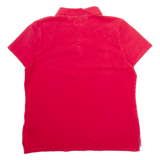 TOMMY HILFIGER Mens Polo Shirt Red M