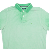 TOMMY HILFIGER Mens Polo Shirt Green S