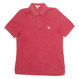 BURBERRY BRIT Mens Polo Shirt Red L