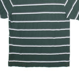 NAUTICA Mens Polo Shirt Green Striped XL