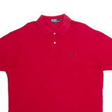 POLO RALPH LAUREN Mens Polo Shirt Red L