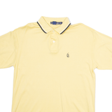 NAUTICA Mens Polo Shirt Yellow M