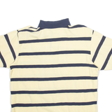 NAUTICA Mens Polo Shirt Yellow Striped M