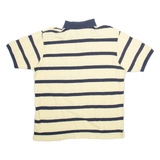 NAUTICA Mens Polo Shirt Yellow Striped M