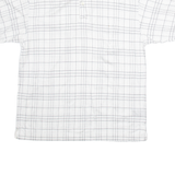 NAUTICA Mens Polo Shirt White Check L