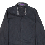TED BAKER Mens Plain Shirt Black Long Sleeve S