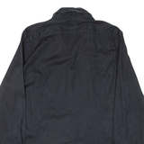 TED BAKER Mens Plain Shirt Black Long Sleeve S