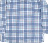 GREEN VILLAGE Mens Shirt Blue Check Long Sleeve S